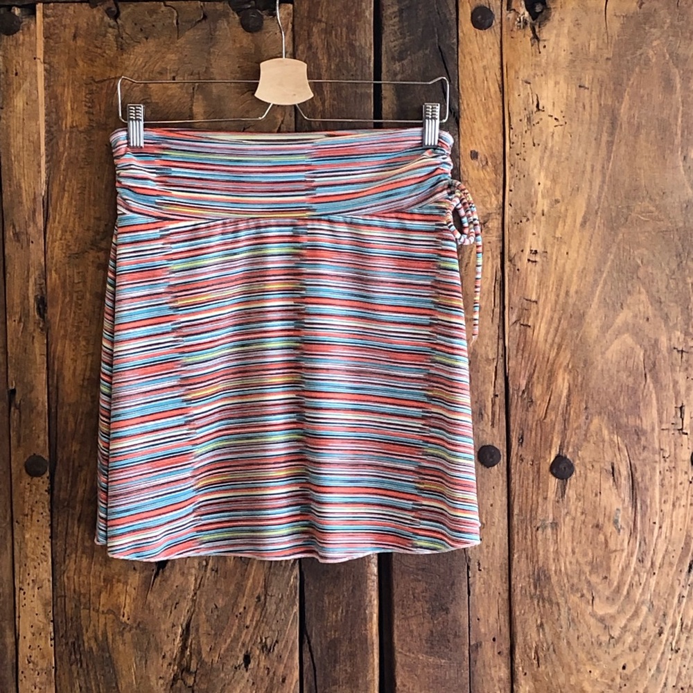 Soybu Striped Jersey Skirt Size Medium